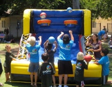 Basketball inflatable game