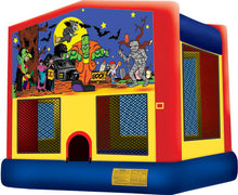 Halloween Combo bounce house with slide