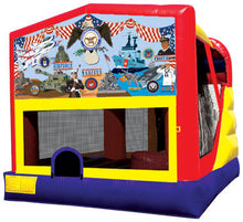 Military Navy Air Force Marines bounce house theme