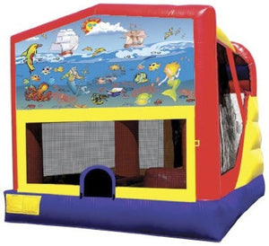 Ocean world Combo bounce house with slide