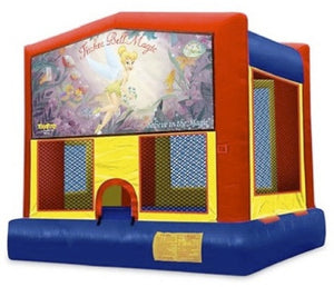 Tinkerbell bounce house theme
